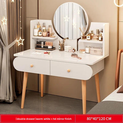 Dressing Table Modern Minimalist Bedroom Dressing Table Small Apartment Rental Room Storage Cabinet Integrated Dressing Table